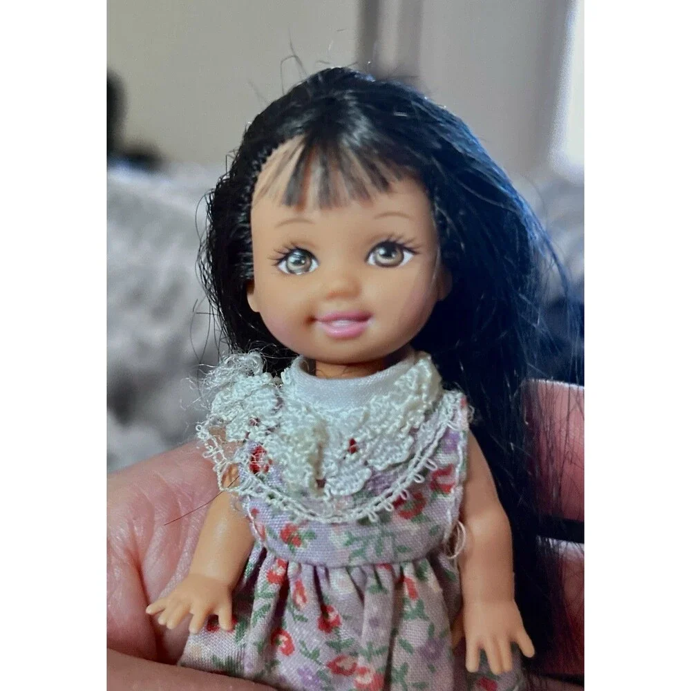Vintage Mattel Barbie Kelly Doll‎ 1994 Hispanic Long Black Hair